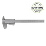 Skydelære med klemlås 0-150x0,05 mm med kæbelængde 40 mm (inkl. certifikat)